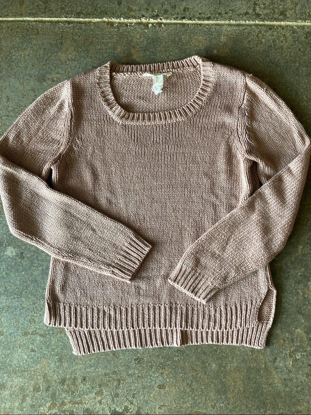 Forever 21 Dusty Rose Knit Sweater